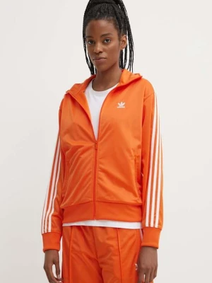 adidas Originals bluza damska kolor pomarańczowy z aplikacją IP0610