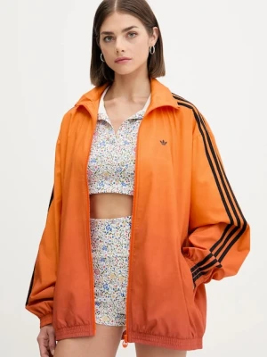 adidas Originals bluza damska kolor pomarańczowy z aplikacją JW7259