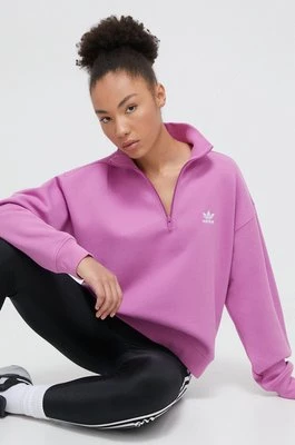 adidas Originals bluza damska kolor różowy gładka IR5941