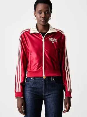adidas Originals bluza dwustronna damska Firebird beżowy
