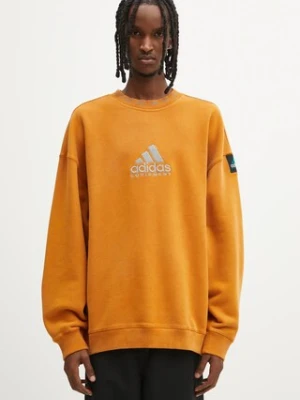 adidas Originals bluza EQT Sweatshirt męska kolor żółty gładka JX1457
