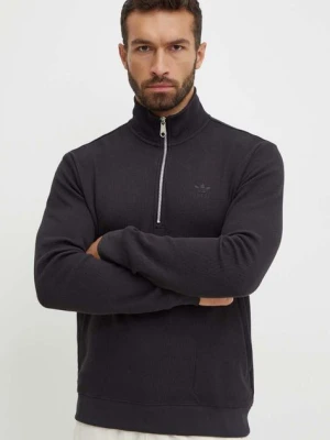 adidas Originals bluza Essential męska kolor czarny gładka IW5807