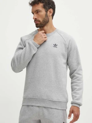 adidas Originals bluza Essential męska kolor szary melanżowa IY4937