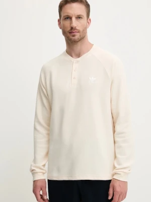 adidas Originals bluza Essentials męska kolor beżowy gładka JX2757