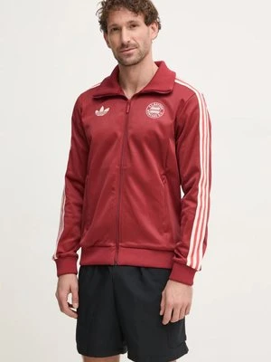 adidas Originals bluza F.C. BAYERN męska kolor bordowy wzorzysta IY0047