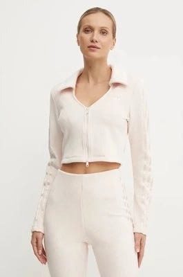 adidas Originals bluza Femme Galore Rib Cardigan damska kolor różowy gładka JN3018