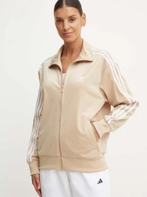 adidas Originals bluza Firebird damska kolor beżowy z aplikacją IZ2758