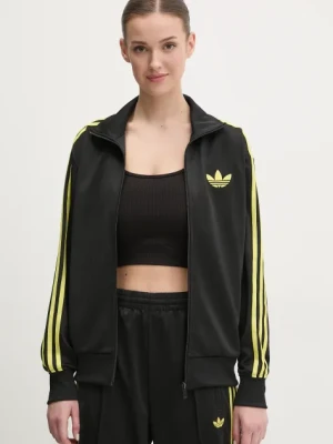 adidas Originals bluza Firebird damska kolor czarny z aplikacją JP2296