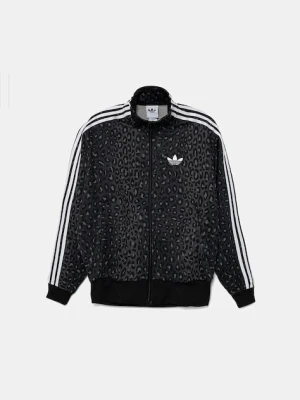adidas Originals bluza Firebird męska kolor czarny wzorzysta JV7579