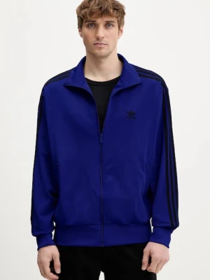 adidas Originals bluza Firebird męska kolor niebieski z aplikacją JY1346