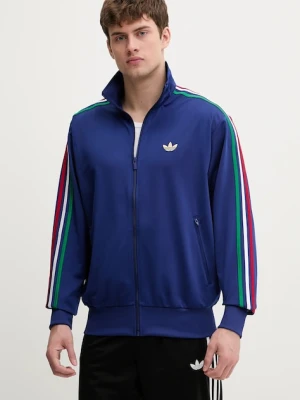 adidas Originals bluza Firebird męska kolor niebieski z aplikacją KD3846