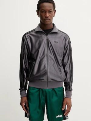 adidas Originals bluza Firebird męska kolor szary gładka JX1496