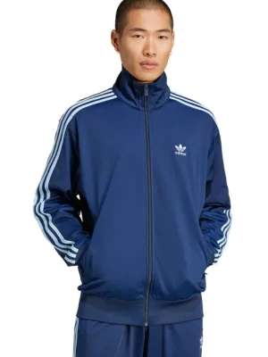 adidas Originals bluza Firebird Tracktop męska kolor granatowy z aplikacją JP2544