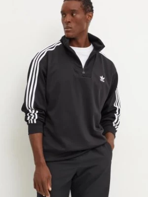 adidas Originals bluza Funnelneck Tracktop męska kolor czarny z aplikacją IZ4803