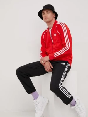 adidas Originals bluza HF2124 Adicolor Classics Primeblue SST Track Jacket męska kolor czerwony z aplikacją HF2124-VIVRED