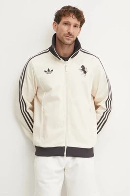 adidas Originals bluza Juventus męska kolor beżowy wzorzysta IY0049