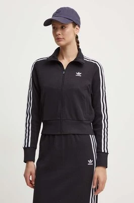 adidas Originals bluza Knitted Track Top damska kolor czarny wzorzysta IY7278