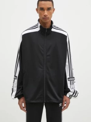 adidas Originals bluza Megabreak Jacket męska kolor czarny wzorzysta JN0810