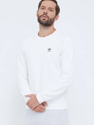 adidas Originals bluza męska kolor biały z aplikacją