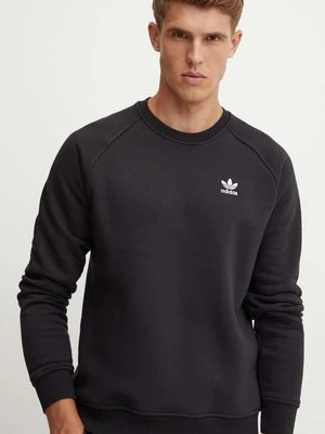 adidas Originals bluza Essential męska kolor czarny gładka IY4932