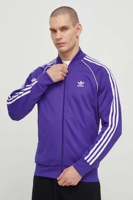 adidas Originals bluza męska kolor fioletowy z aplikacją IR9885