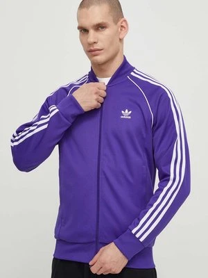 adidas Originals bluza męska kolor fioletowy z aplikacją IR9885