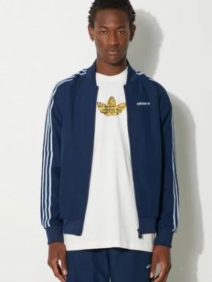 adidas Originals bluza męska kolor granatowy z aplikacją IX9626