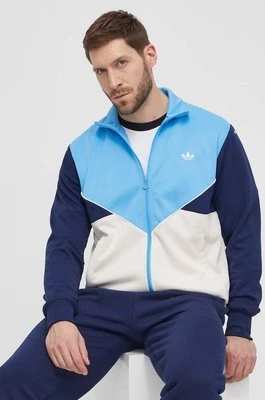 adidas Originals bluza męska kolor niebieski wzorzysta IM9443