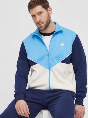 adidas Originals bluza męska kolor niebieski wzorzysta IM9443