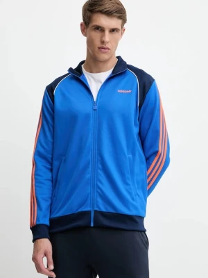 adidas Originals bluza męska kolor niebieski wzorzysta JC8387