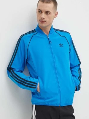 adidas Originals bluza męska kolor niebieski z aplikacją IM9884