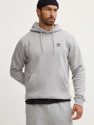 adidas Originals bluza męska kolor szary z kapturem melanżowa IY4920