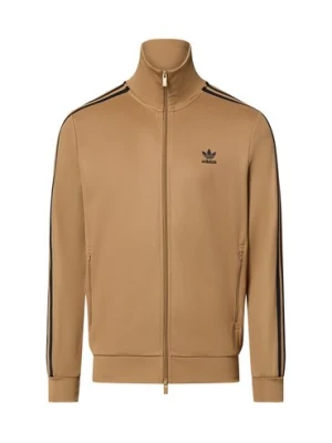 adidas Originals Bluza męska Mężczyźni Bawełna brązowy jednolity,