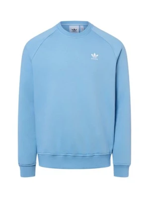 adidas Originals Bluza męska Mężczyźni niebieski jednolity,