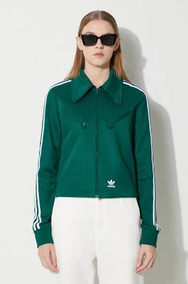 adidas Originals bluza Montreal Track Top damska kolor zielony z aplikacją IP0630
