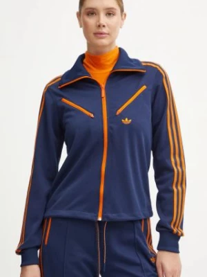 adidas Originals bluza Montreal Tracktop damska kolor granatowy z aplikacją JL9630