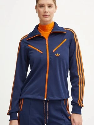 adidas Originals bluza Montreal Tracktop damska kolor granatowy z aplikacją JL9630