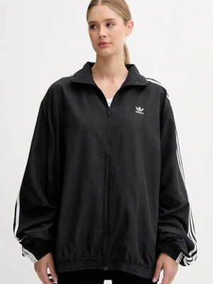 adidas Originals bluza OVERSIZED TT damska kolor czarny z aplikacją JD3392