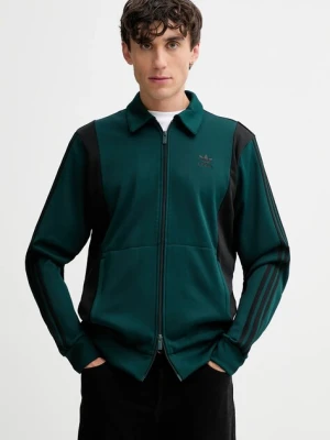 adidas Originals bluza Panel Tt męska kolor zielony z aplikacją JY1426