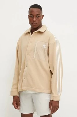 adidas Originals bluza polarowa kolor beżowy z aplikacją IX5219