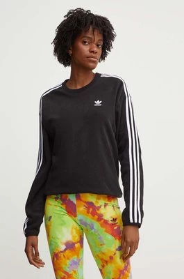 adidas Originals bluza polarowa kolor czarny wzorzysta IY7271