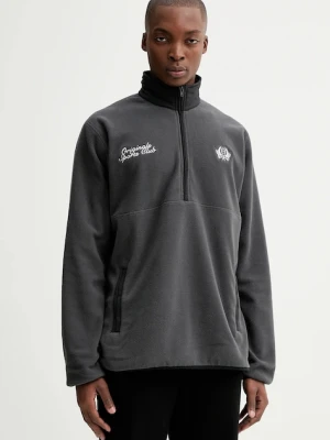 adidas Originals bluza polarowa Varsity Regular męska kolor szary gładka JX8191