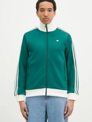 adidas Originals bluza Premium Tracktop męska kolor zielony z aplikacją JM3581