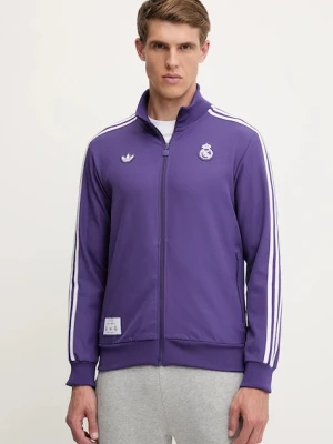 adidas Originals bluza REAL ICON TT męska kolor fioletowy wzorzysta JF2582