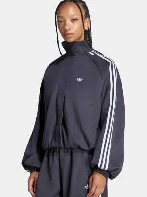 adidas Originals bluza rozpinana damska Adilenium Season 6 Faux Suede czarny