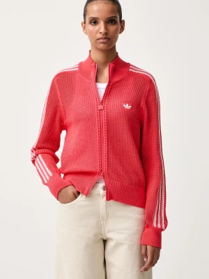 adidas Originals bluza rozpinana damska czerwony