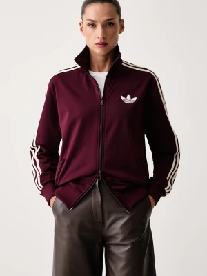 adidas Originals bluza rozpinana damska Firebird bordowy