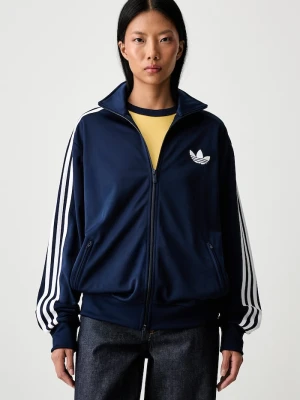 adidas Originals bluza rozpinana damska Firebird granatowy