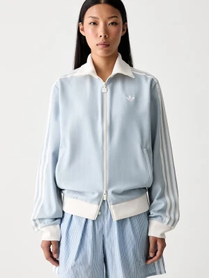 adidas Originals bluza rozpinana damska niebieski
