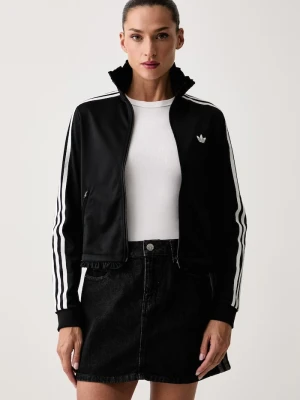 adidas Originals bluza rozpinana damska Pleated Firebird czarny